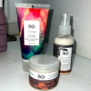 R+Co luxurious vegan haircare trio